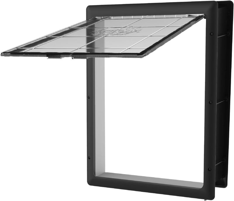 Hakuna Essential Pet Door, Large, Black - Image 1